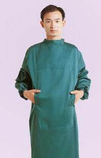 COTTON GAUZE SURGICAL GOWN SET SURGICAL GOWN HAND WASHING GOWN BRUSH HAND GOWN DARK GREEN