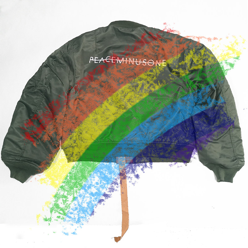 peaceminusone权志龙gd同款飞行员夹克ma1空军棉服外套棒球服