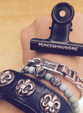 PEACEMINUSONE同款金属装饰帽子