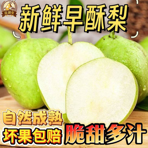 山西当季现摘早酥梨皮薄多汁