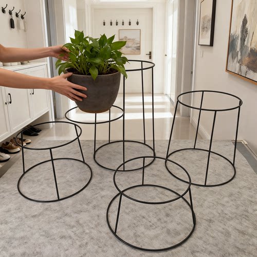 花盆托架置物架架兰花架支撑架鱼缸支架植物固定架补水支架怡宝架