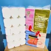 百丽2500克卫生纸15卷潮流风尚系列卷纸可湿水卫生间办公宿舍囤货