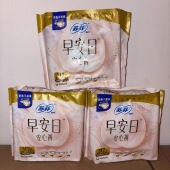 开合式 苏菲早安裤 卫生巾拉拉裤 2片白天穿 腰贴无痕透气姨妈巾 M码