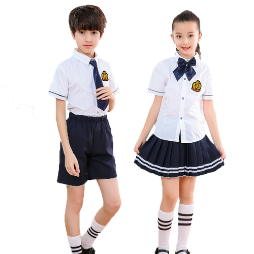 国庆中小学生儿童大合唱团表演出服装诗朗诵歌咏比赛英伦风班校服
