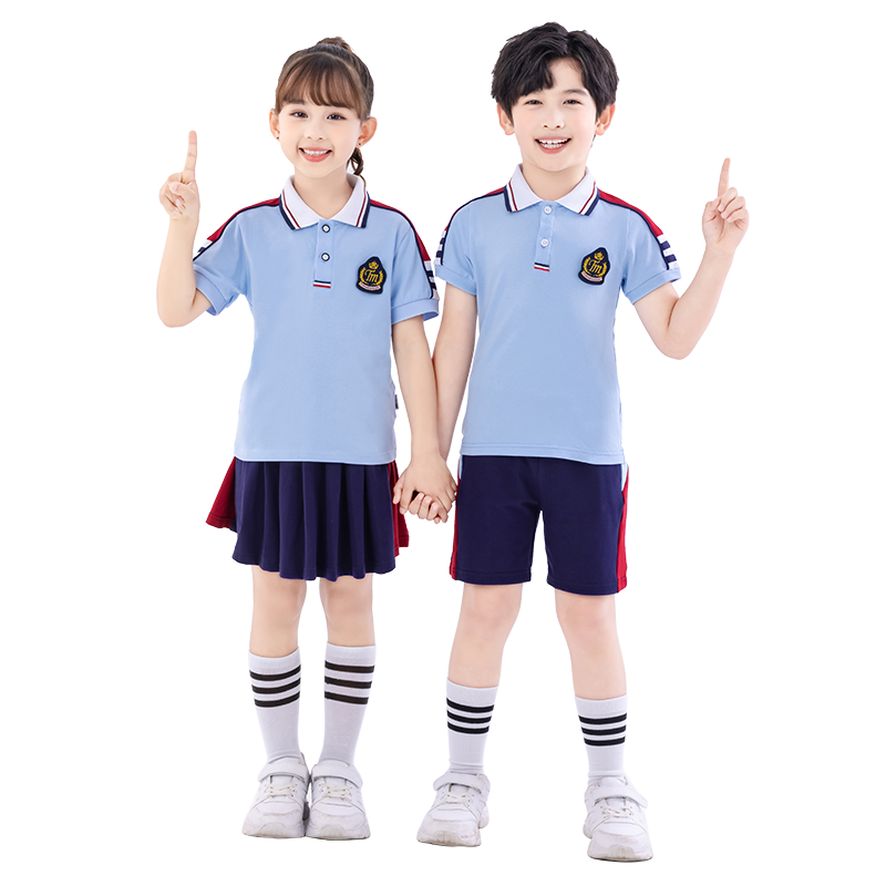 小学生春秋装一年级班服幼儿园园服儿童校服套装运动服三件套纯棉