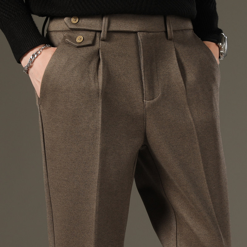 传棨那不勒斯商务免烫休闲西裤