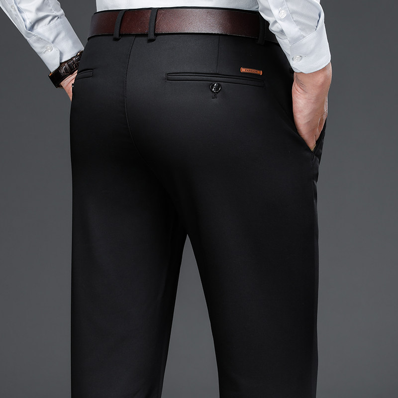 传棨长裤宽松直筒面料舒适