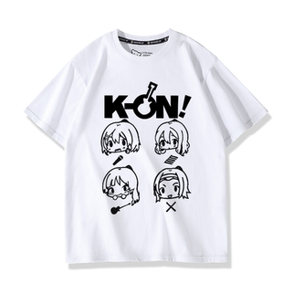 轻音少女动漫周边短袖T恤二次元cos服K-ON痛衣秋山澪平泽唯男衣服