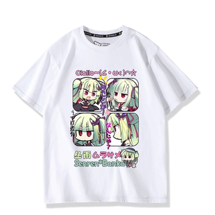 千恋万花动漫周边朝武芳乃丛雨同款短袖T恤二次元男女夏季痛衣服