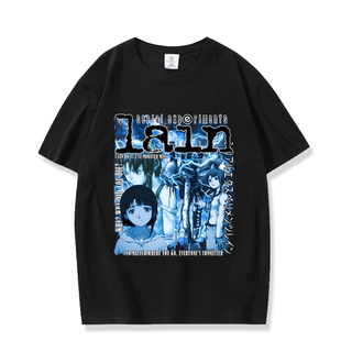 岩仓玲音周边短袖T恤erial experiments lain动漫中村隆太郎衣服