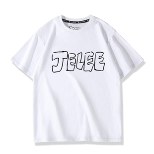 夜晚的水母不会游泳周边JELLE酱 山之内花音同款cos短袖T恤痛衣服