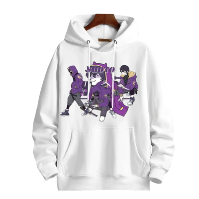 全棉短袖男女连帽卫衣