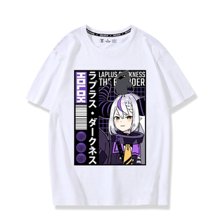 hololive拉普拉斯vtuber动漫周边cos同款短袖T恤达克尼斯痛衣服夏