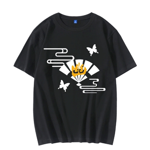 东方project西行寺幽幽子周边短袖男女情侣休闲百搭衣服T恤学生潮