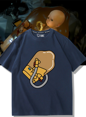 KOJIMA 小岛秀夫工作室死亡搁浅婴儿 baby POD bb舱短袖T恤上衣服