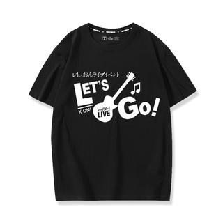 轻音少女KON动漫平泽唯秋山澪周边cos短袖T恤男女二次元痛衣服夏