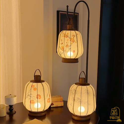 宋代美学落地灯客厅复古中式国风禅意茶室书房卧室床头装饰氛围灯