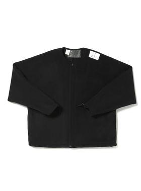 清仓N.Ho*lywo*d军工机能内胆拉链无领夹克加绒细腻保暖抽绳外套