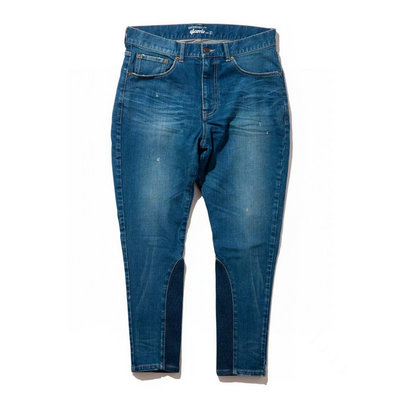 glamb poly denim日式雅痞街头风格修身牛仔裤