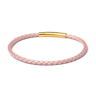 转运珠皮绳手链女粉色蓝色可穿3d硬金黄金配绳编织红绳手绳半成品