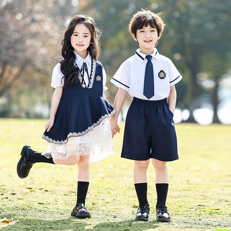 六一儿童毕业照服装幼儿园班服演出服合唱朗诵服礼服小学生表演服