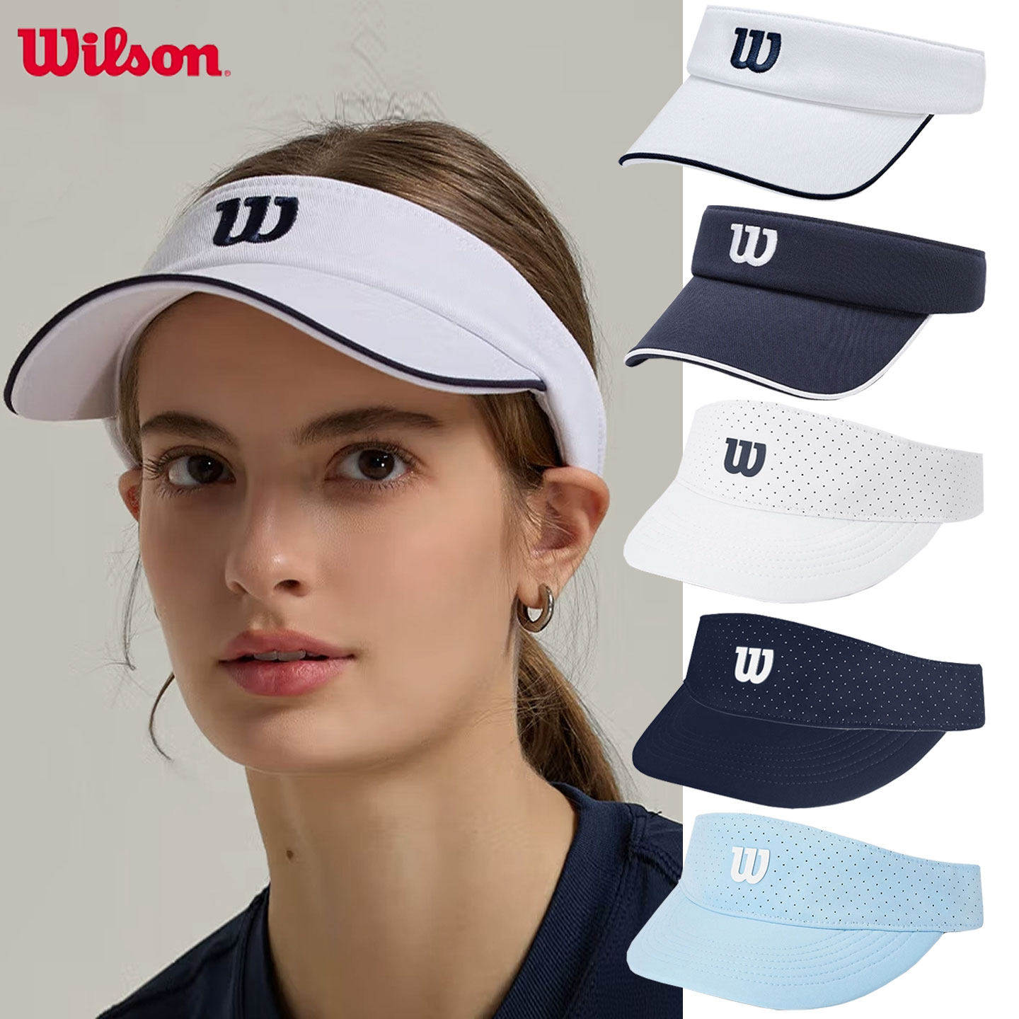 Wilson威尔胜网球帽男女款图片