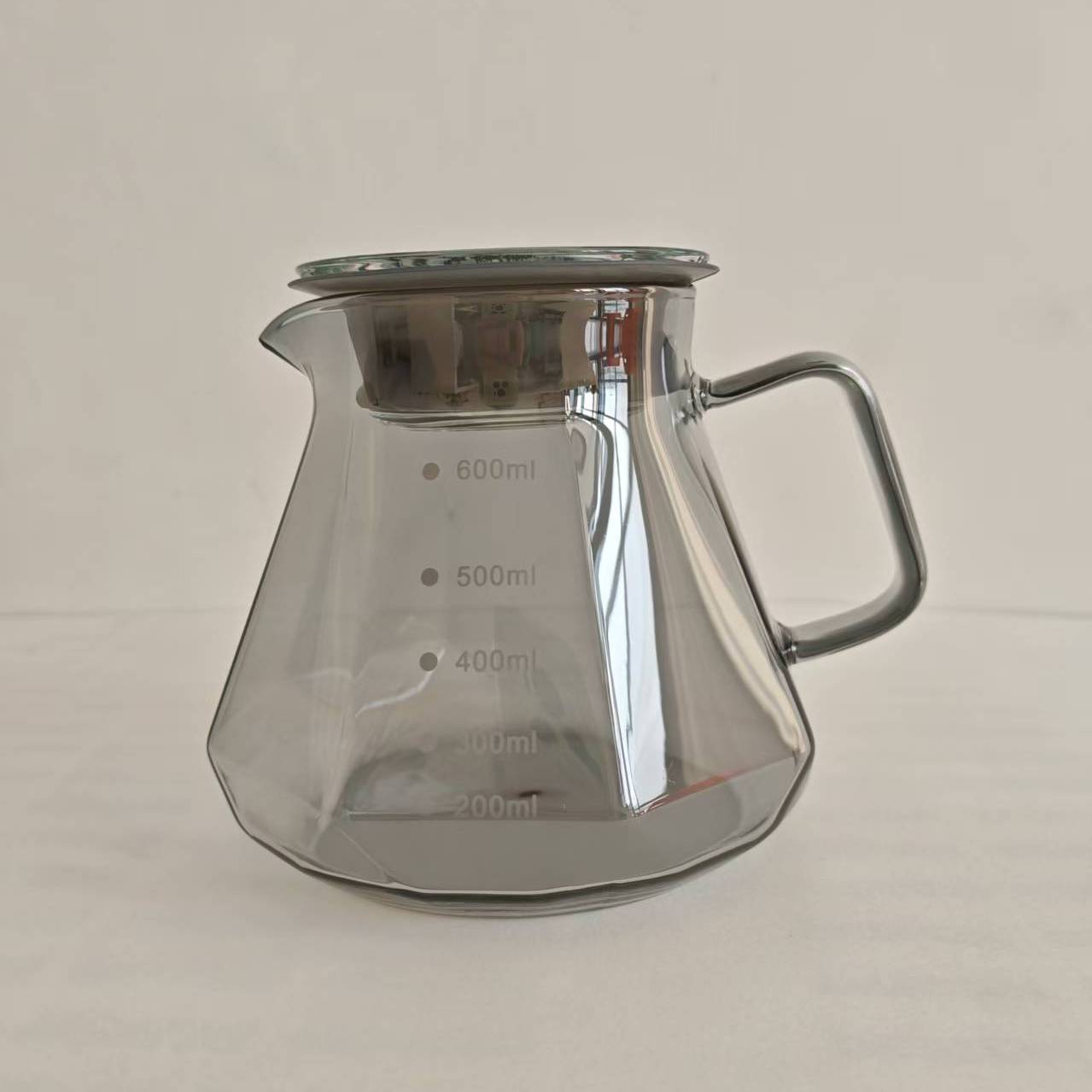 高硼硅玻璃钻石咖啡壶手冲咖啡过滤器分享壶磨豆机咖啡器具套装