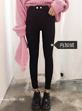 0高腰显瘦黑色铅笔裤女春夏秋