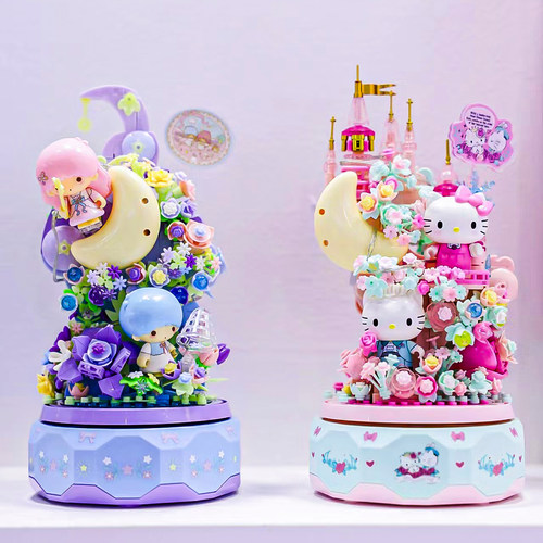 月光社三丽鸥hellokitty八音盒