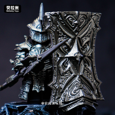 中国积木恶魔之魂高塔骑士第三方人仔积木拼装益智玩具男孩儿礼物