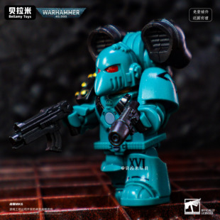 战锤40k 荷鲁斯之子MK6动力甲 午夜领主第三方人仔拼装积木玩具