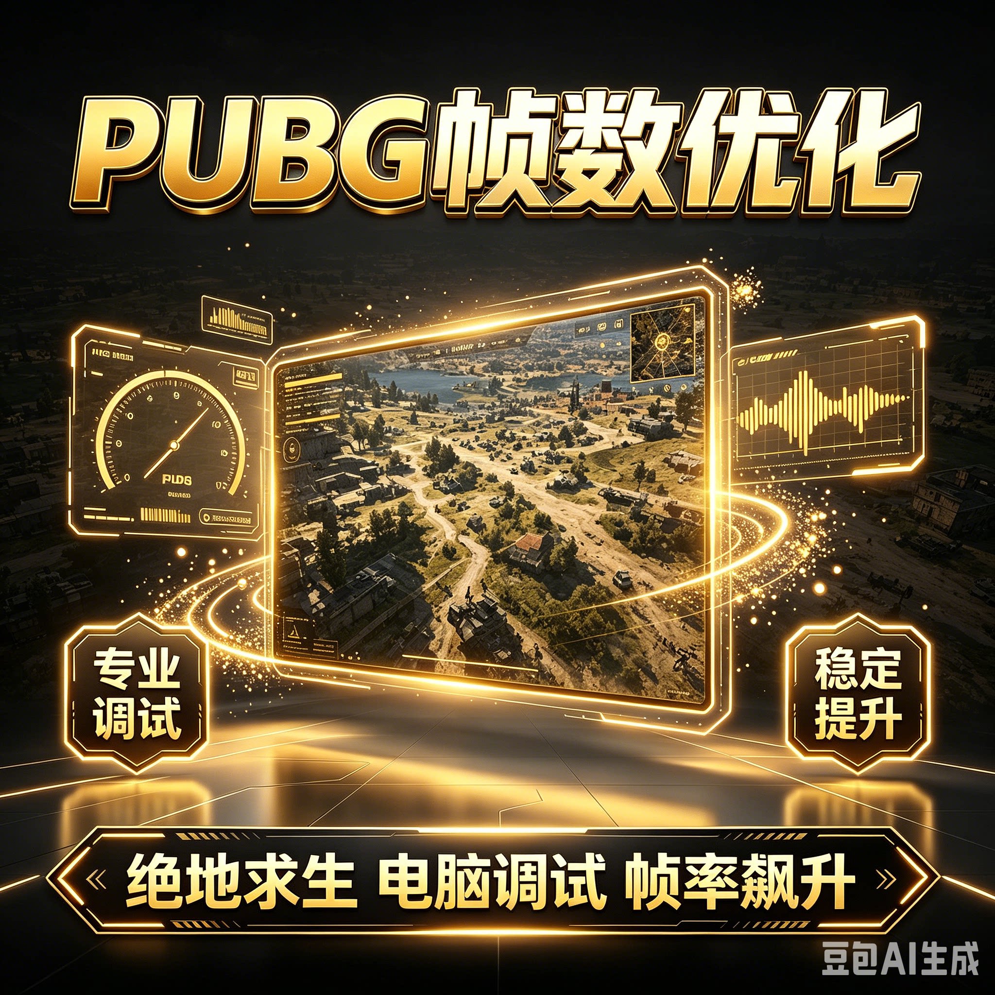 pubg帧数优化电脑cpu超频内存超频绝地求生提升帧率吃鸡电脑优化