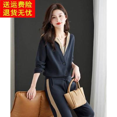 早秋装运动套装女2024新款高级感时尚洋气小个子卫衣女春秋两件套