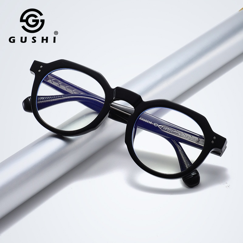 潮流时尚韩版tr90防蓝光眼镜男金属插针黑框眼镜简约个性百搭素