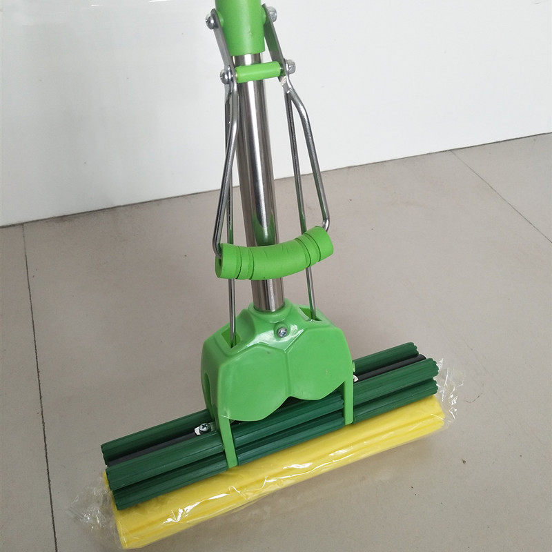 好惠拖27cm滚轮式挤水胶棉拖把卫浴不锈钢管海绵吸水拖把墩地抹布,家庭/个人清洁工具,胶棉拖把,淘宝优惠券,粉丝福利购,淘宝优惠卷