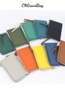 新款长款真皮卡包零钱包超薄便携精致多卡位小众设计ins风可定制