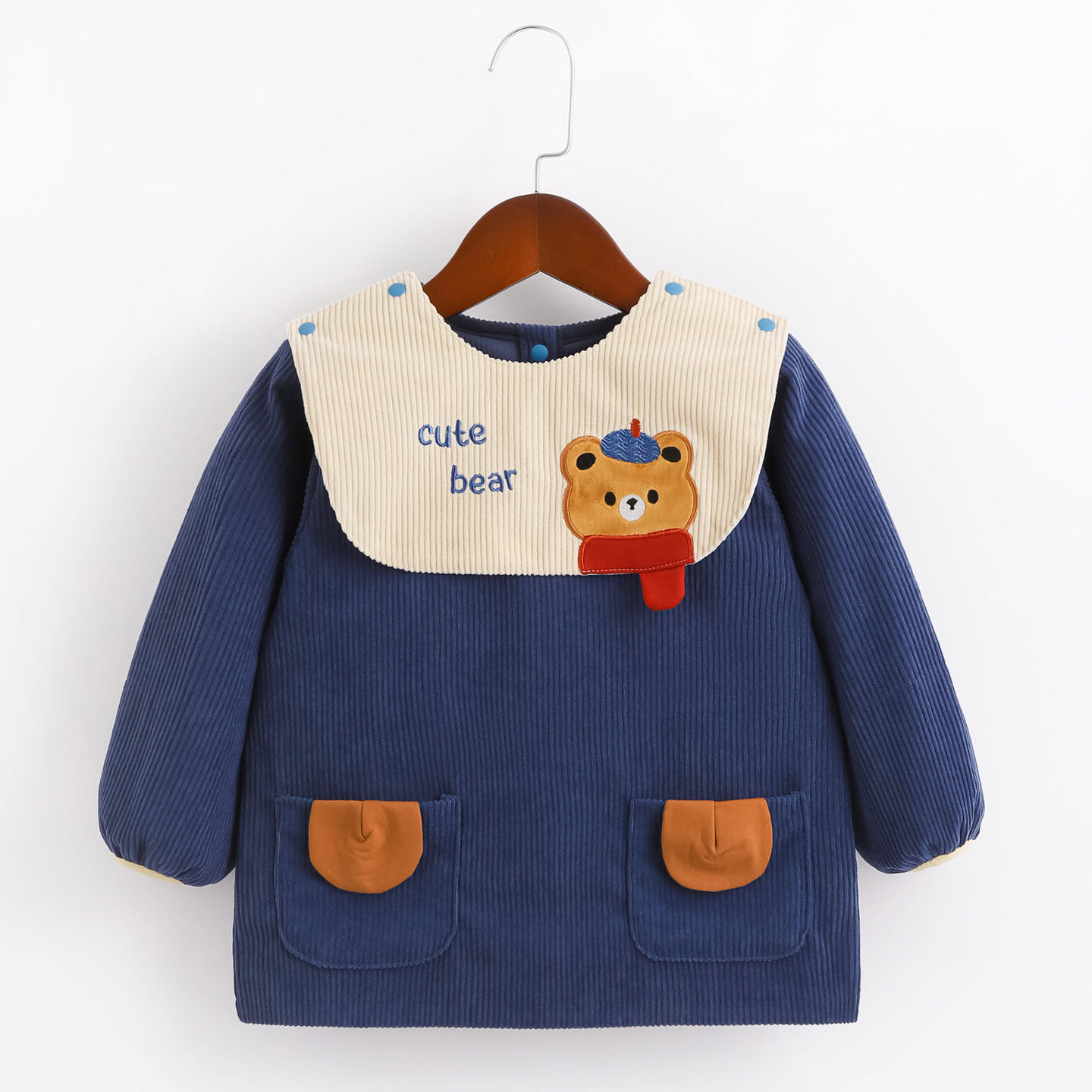 宝宝罩衣儿童弹力灯芯绒反穿衣男孩围兜护衣婴幼儿防水防脏吃饭衣,童装/婴儿装/亲子装,反穿衣/罩衣,淘宝优惠券,粉丝福利购,淘宝优惠卷