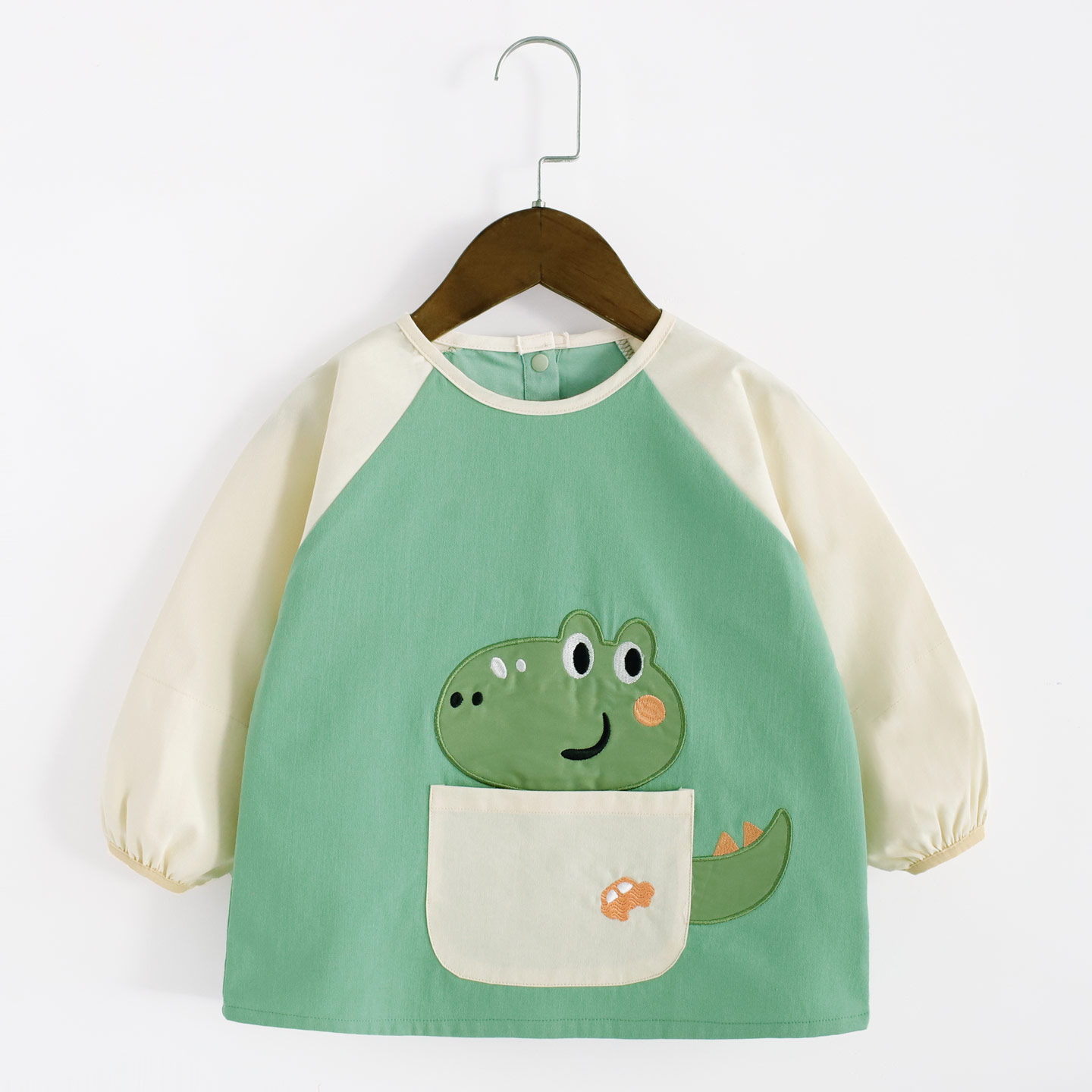 宝宝罩衣纯棉四季薄款反穿衣