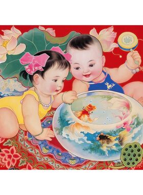 双胞胎龙凤胎海报墙贴
