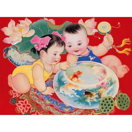 双胞胎龙凤胎海报墙贴