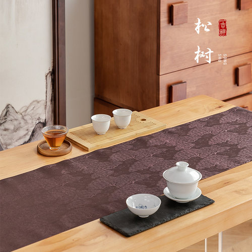 防水防油防污织锦茶席