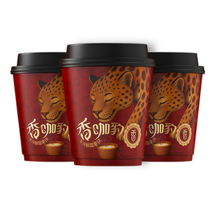 【顺手买一件】香飘飘香咖豹手冲鲜咖拿铁3杯冲泡挂耳咖啡饮料