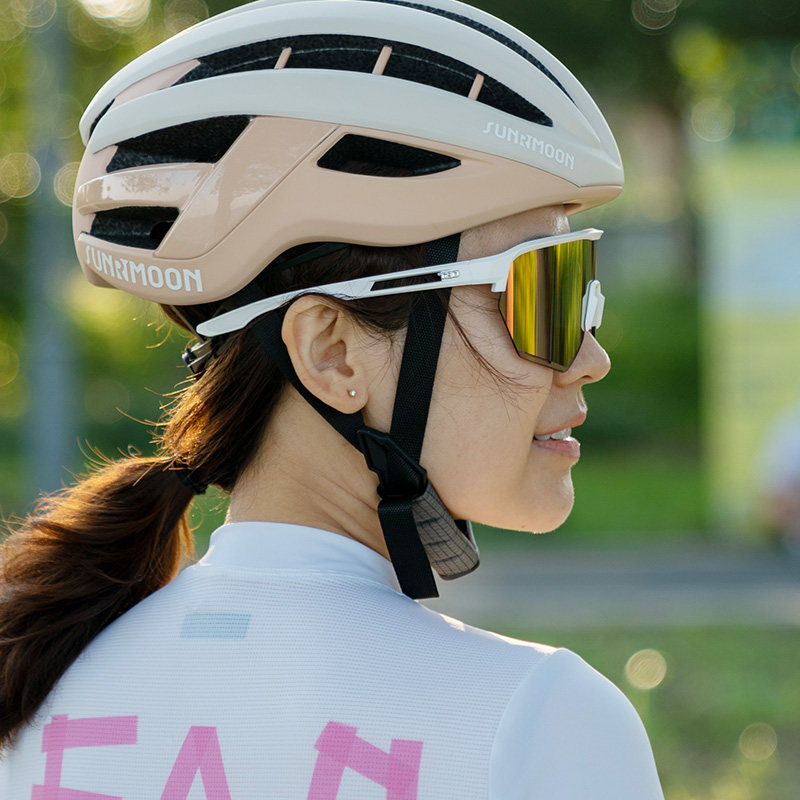 拓步Tibo 新款变色骑行眼镜半框瘦脸镀膜防风运动护目镜TC1108