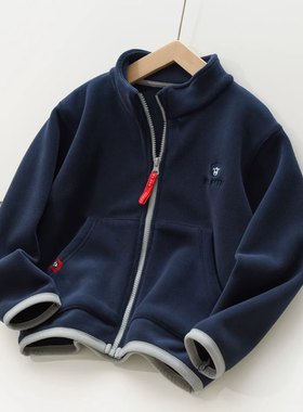 A05115（宝贝响当当）秋冬装新款男童女童校服神器奥利绒外套