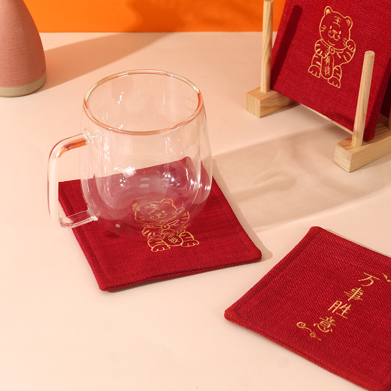 彩衣堂虎年国潮隔热杯垫茶盘垫茶席家用可爱置物垫新年卡通碗垫,节庆用品/礼品,文化创意杯垫/餐垫,淘宝优惠券,粉丝福利购,淘宝优惠卷