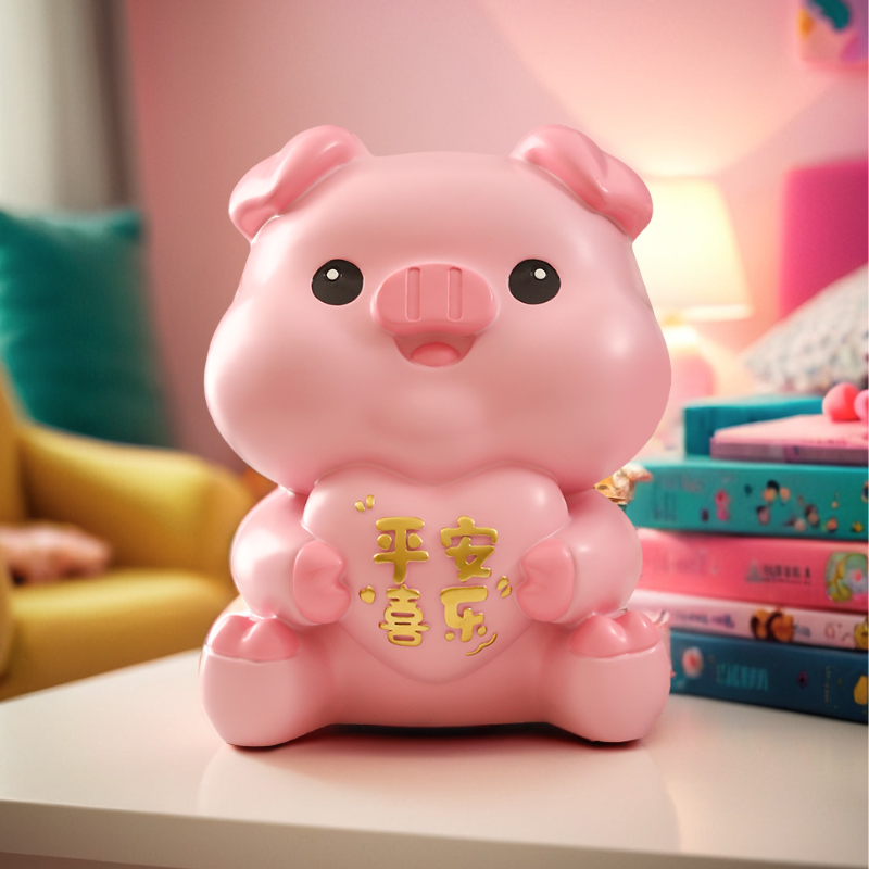 新年创意存钱罐儿童储蓄罐小摆件