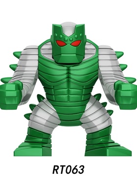 欣宏超级英雄反派毁灭机器人RT063第三方大人仔拼装积木小玩具MOC
