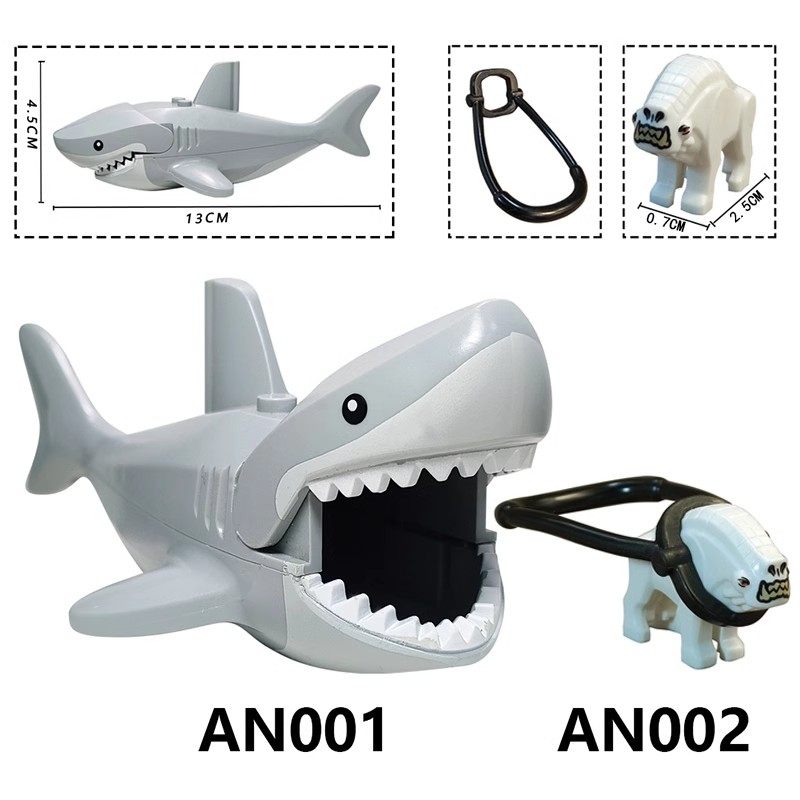 AN001积木塑料5拼装人仔配件模型