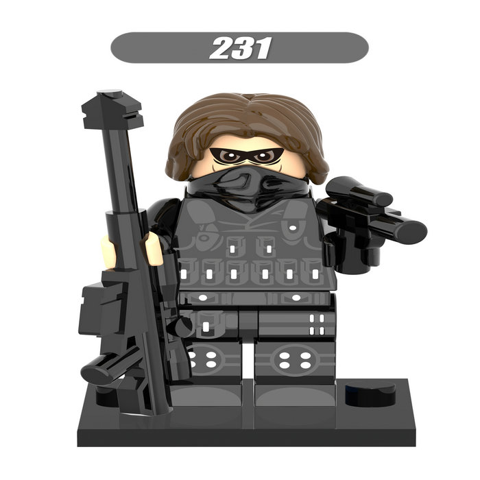 复仇者联盟第三方欣宏漫威超级英雄冬兵战士欣宏人仔儿童拼装玩具|ruв категории игрушка/коляска/головоломка/блоки/модель, бусы/головоломка/в паре/демонтаж/бить игрушки, строительство/мега - блоки - от Buy2taobao.com для оказания профессиональной услуги покупки агента Taobao