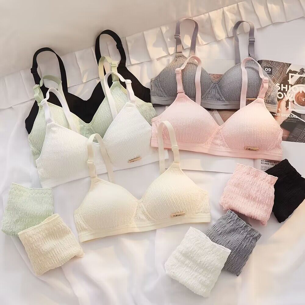 少女聚拢无钢圈纯棉学生舒适薄款